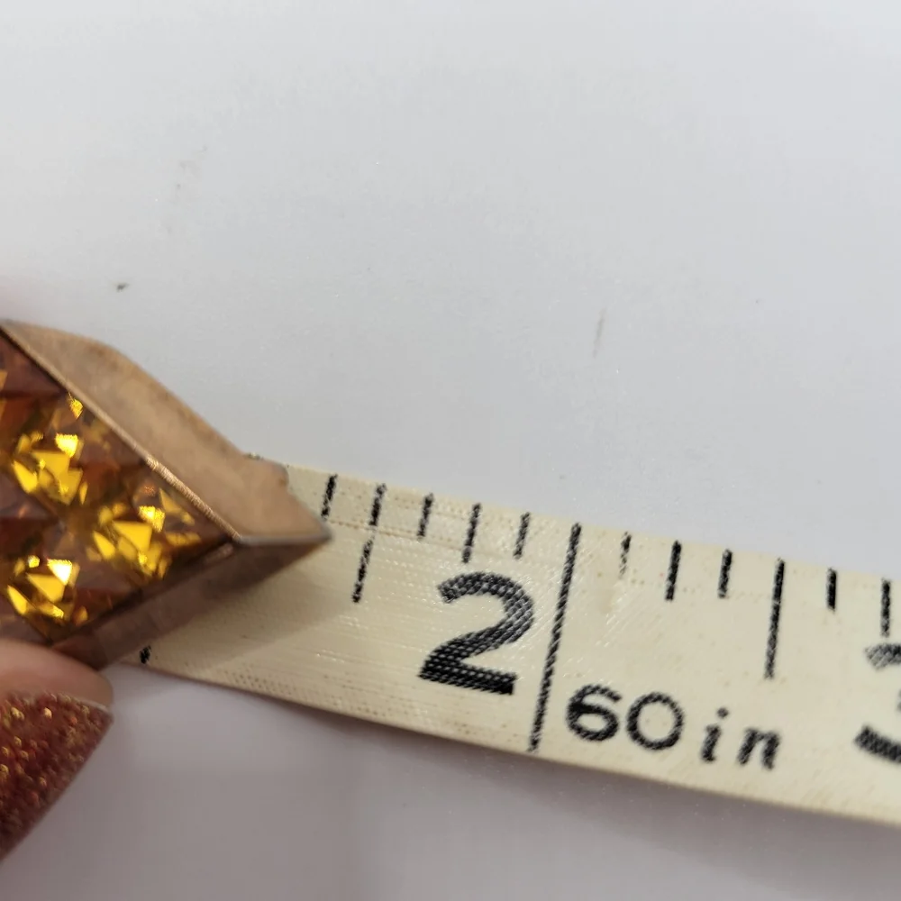 VTG Crown Trifari "Invisibly Set" Rhinestone Clip-on Earrings | SIGNED | HTF - Picture 8 of 9